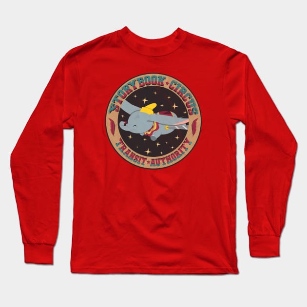 Story Book Circus Transit Authority Long Sleeve T-Shirt by DeepDiveThreads